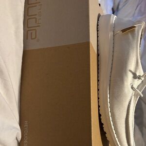 Hey Dude Men's White Loafers